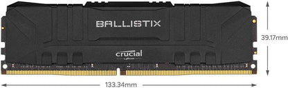 Crucial BL8G36C16U4W Ballistix 3600 MHz DDR4 DRAM Desktop Gaming Memory Kit White 16GB 8GBx2