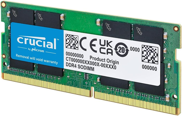 Crucial RAM 8GB DDR4 3200MHz CL22 Laptop Memory CT8G4SFRA32A Green