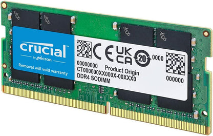 Crucial RAM 8GB DDR4 3200MHz CL22 Laptop Memory CT8G4SFRA32A Green