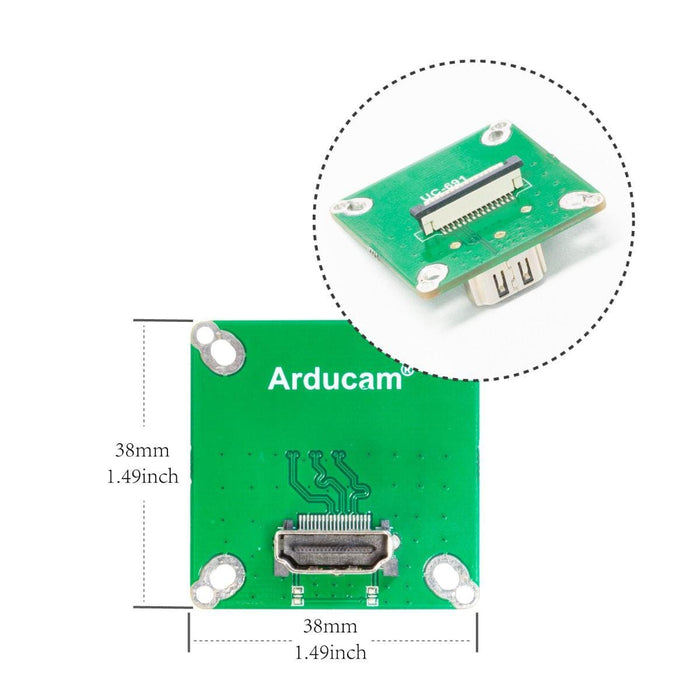 CSI to HDMI Adapter Board Raspberry Pi HQ Camera [Discontinued] by Arducam - The Pi Hut
