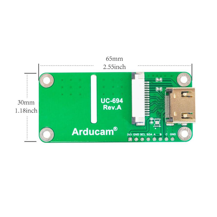 CSI to HDMI Adapter Board Raspberry Pi HQ Camera [Discontinued] by Arducam - The Pi Hut