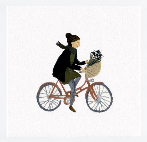 Cycling 7x7 print