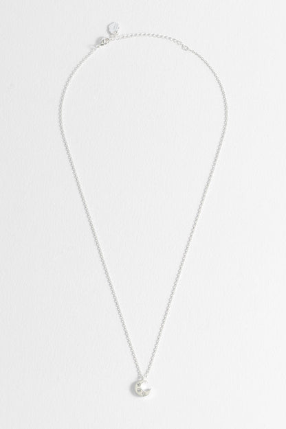 CZ Moon Pendant