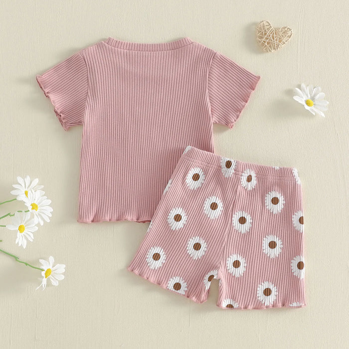 DADDY'S GIRL Daisies Outfit