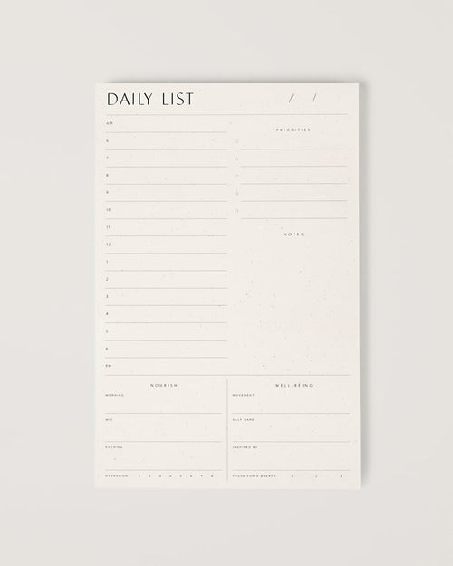 Daily List Pad