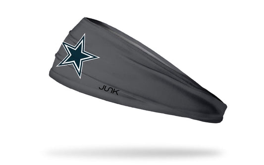 Dallas Cowboys: Logo Gray Big Bang Lite Headband - View 1
