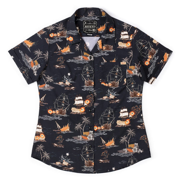 RSVLTS XS RSVLTS Women's Short Sleeve Shirt Days of Plunder – Women's KUNUFLEX Short Sleeve Shirt Days of Plunder – Women's KUNUFLEX Short Sleeve Shirt