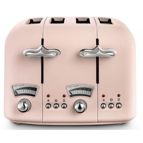 DeLonghi Argento Toaster | Flora Pink DeLonghi Toaster Euronics Ireland