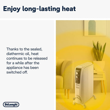 DeLonghi Dragon 4 2KW Oil Filled Radiator – view 3