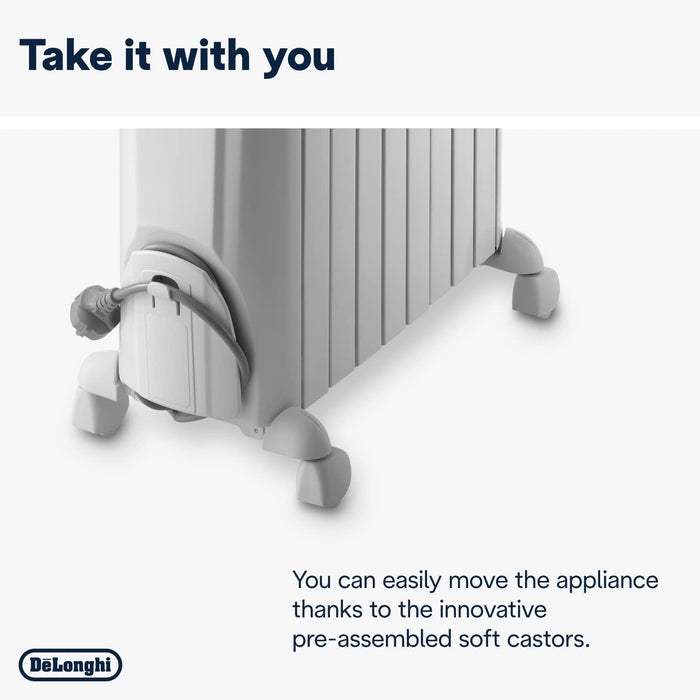 DeLonghi Dragon 4 2KW Oil Filled Radiator – view 6