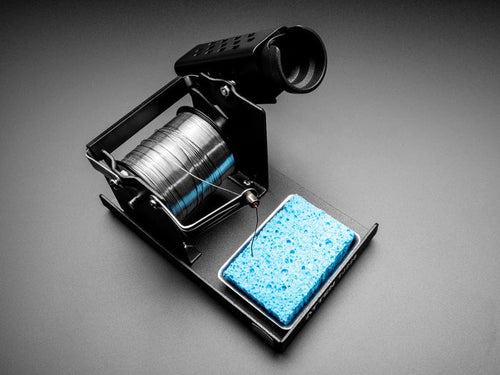 Deluxe Solder Stand with Solder Roll Holder [Discontinued] by The Pi Hut - The Pi Hut