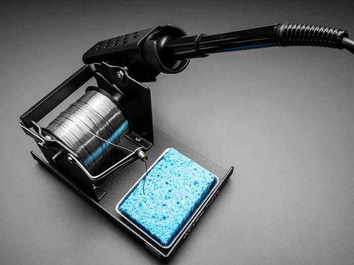 Deluxe Solder Stand with Solder Roll Holder [Discontinued] by The Pi Hut - The Pi Hut