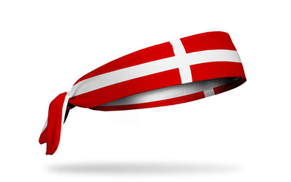 Denmark Flag Flex Tie Headband - View 1