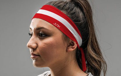 Denmark Flag Flex Tie Headband - View 3