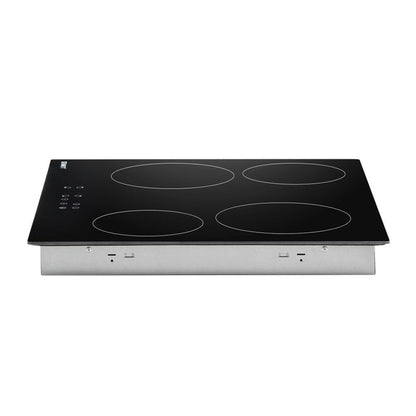 Devanti Ceramic Cooktop 60cm Electric Cooker 4 Burner Stove Hob Touch Control -Home Living Store - -