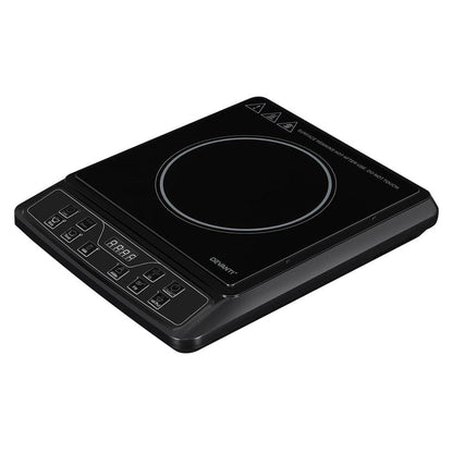 Devanti Electric Induction Cooktop Portable Cook Top Ceramic Kitchen Hot Plate -Home Living Store - -