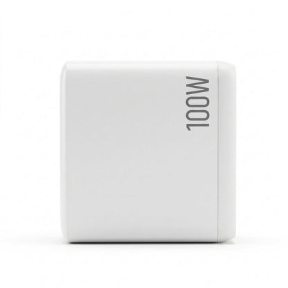 Devanti USB C Charger 100W Fast Charger 4 Port GaN Desktop Station White