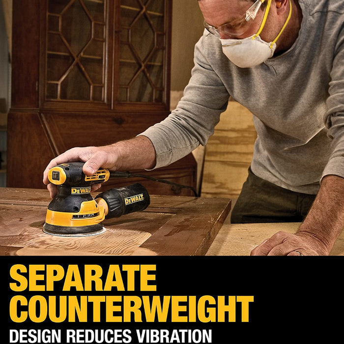 DEWALT Random Orbit Sander, Variable Speed, 5-Inch - Refurbished with Dewalt Warranty - DWE6423