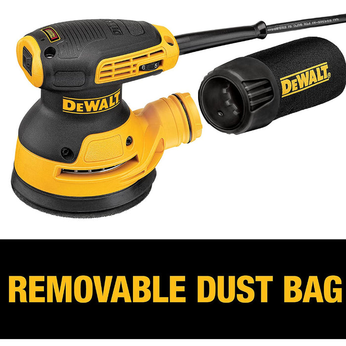 DEWALT Random Orbit Sander, Variable Speed, 5-Inch - Refurbished with Dewalt Warranty - DWE6423