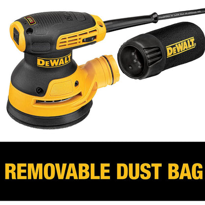 DEWALT Random Orbit Sander, Variable Speed, 5-Inch - Refurbished with Dewalt Warranty - DWE6423