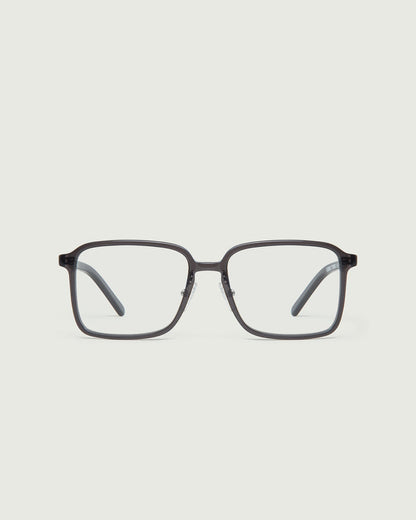 Ant::Dex+ Eyeglasses square black castor seed front