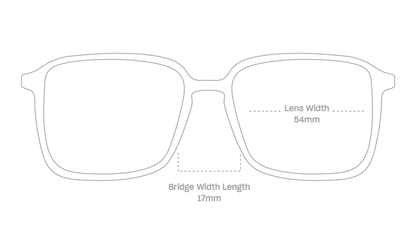 measurement::lens width Dex+ Eyeglasses square acetate