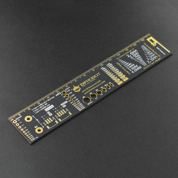 DFRobot PCB Engineering Ruler - Mini (6.3") by DFRobot - The Pi Hut