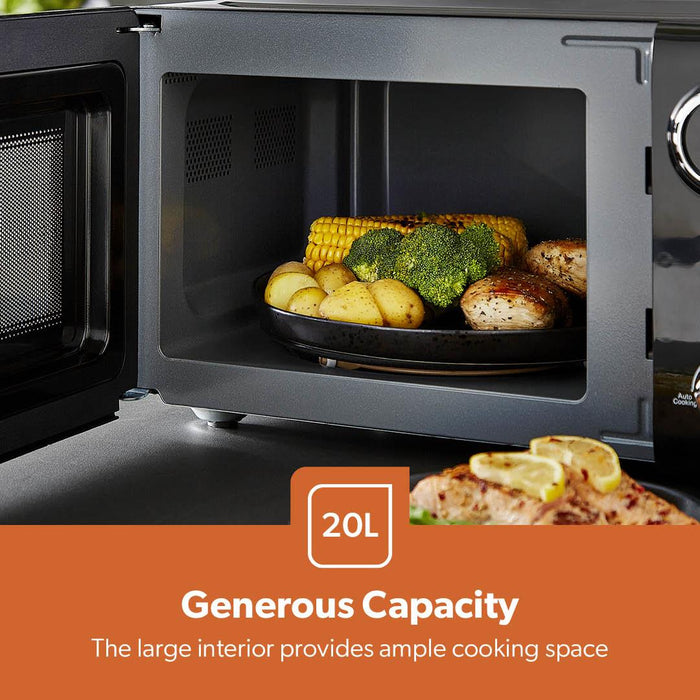 Digital 20L Microwave, Argyle 1.7L Kettle & 4 Slice Toaster Set