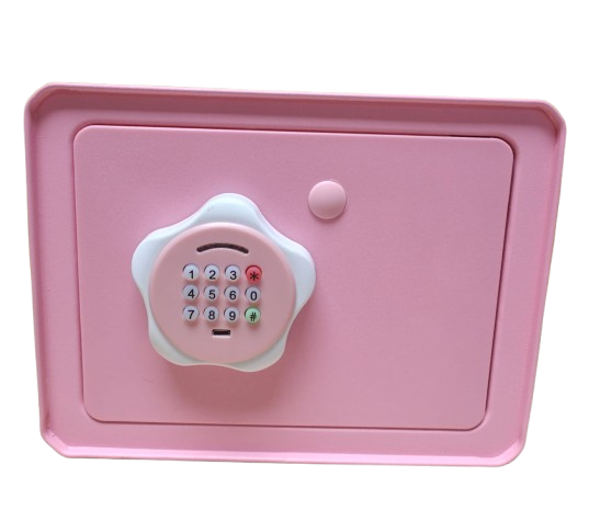 Digital Safe Box-Metal/Pink