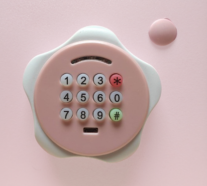 Digital Safe Box-Metal/Pink