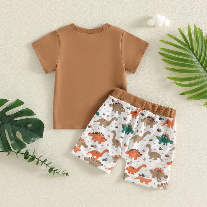 DINOSAUR Brown Summer Outfit