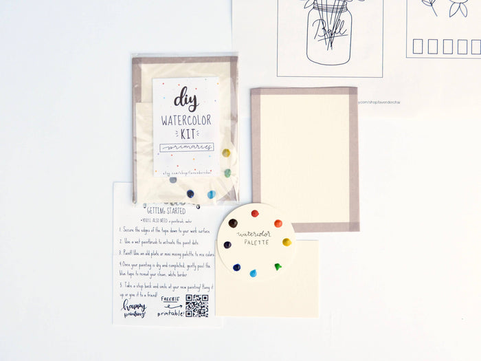 DIY Watercolor Painting Kit