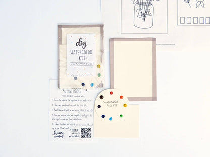 DIY Watercolor Painting Kit