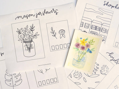 DIY Watercolor Painting Kit