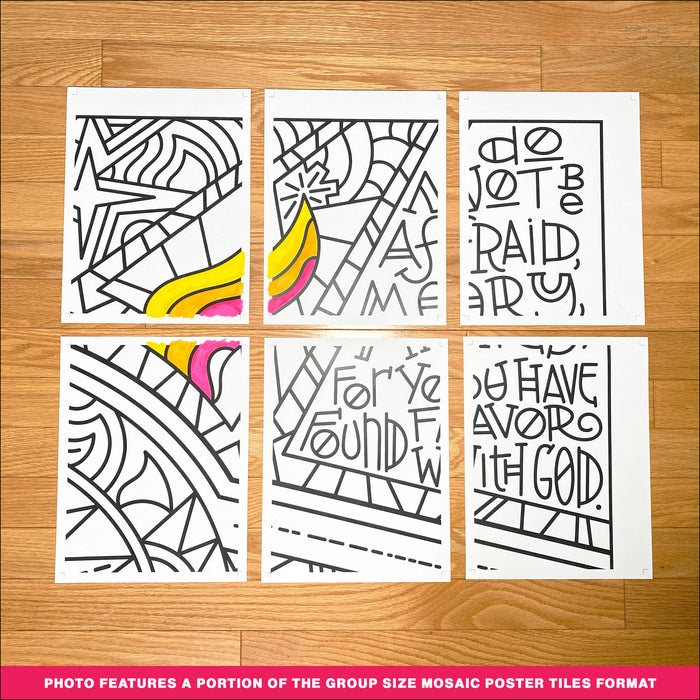 Do Not Be Afraid Coloring Page & Poster