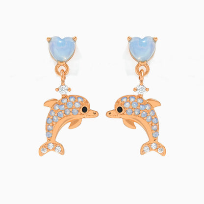 Dolphin Dangle Earrings