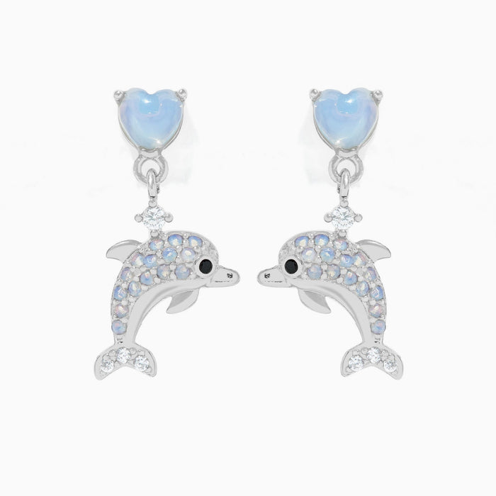 Dolphin Dangle Earrings