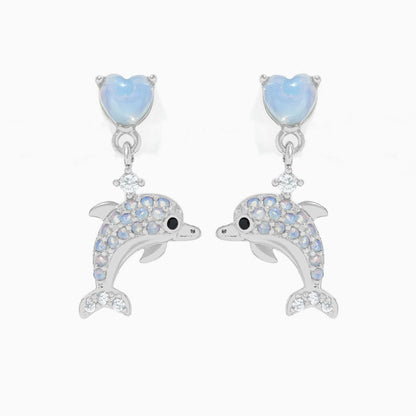 Dolphin Dangle Earrings