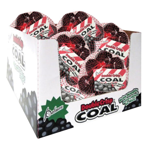 Double Crisp Chocolate Coal Candy Bag - 18 Count