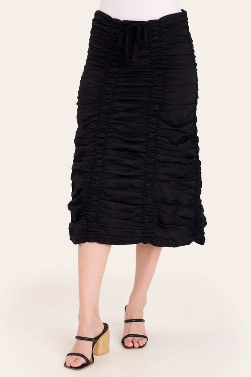Core by XCVI Double Shirred Panel Skirt