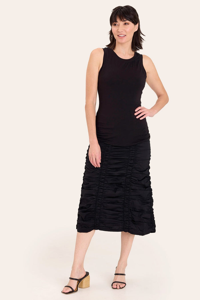 Core by XCVI Double Shirred Panel Skirt