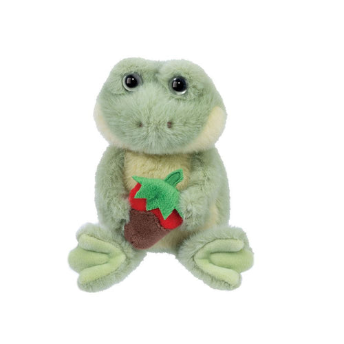 Douglas 7 Inch Flip the Frog with Chocolate Strawberry Valentine Plush Toy
