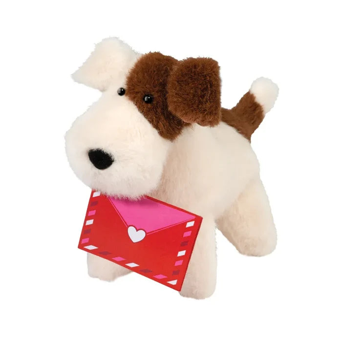 Douglas 8 Inch Muzzle Tammy the Dog with Valentine Plush Toy