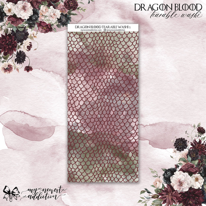 Dragon Blood Tearable Washi