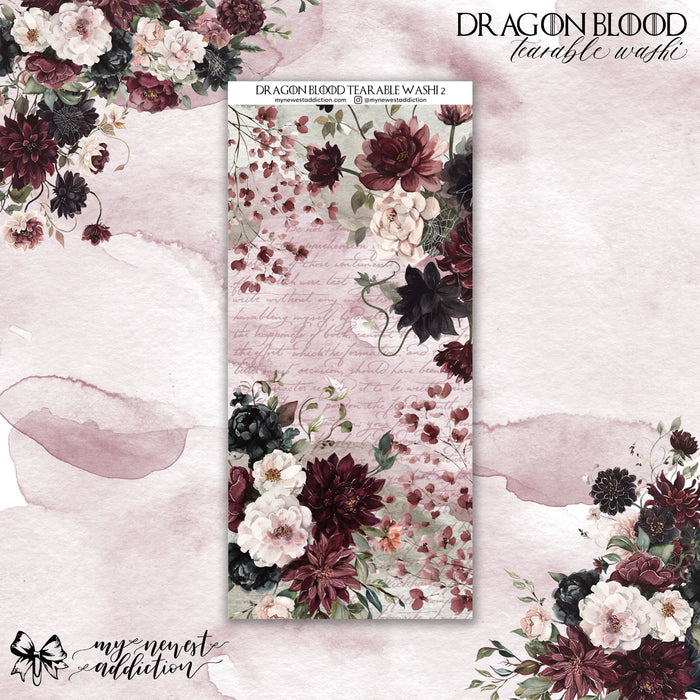 Dragon Blood Tearable Washi