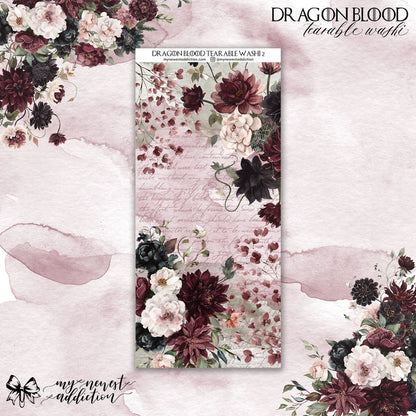 Dragon Blood Tearable Washi