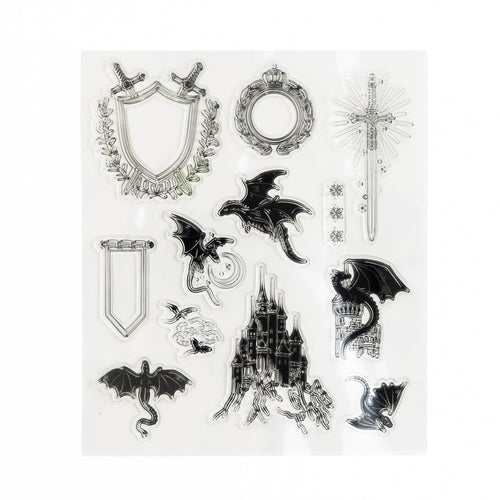 Dragon Spire Acrylic Stamp Set - Archer and Olive