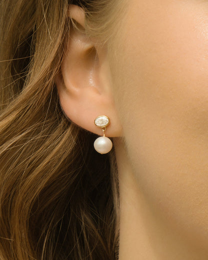 Dream Drop Moissanite Earrings