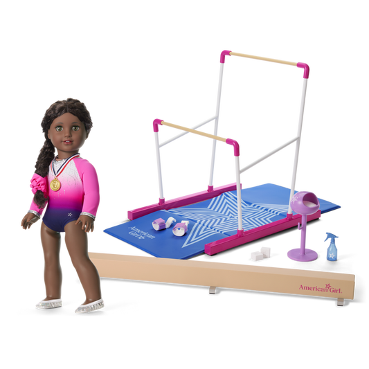 Dream Routine Gymnastics Set & Outfit for 18-inch Dolls