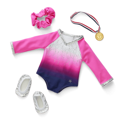 Dream Routine Gymnastics Set & Outfit for 18-inch Dolls